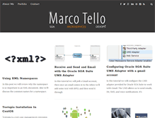 Tablet Screenshot of marcotello.com